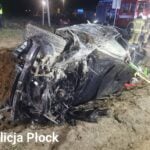 Tragedia w Mąkolinie: 14-latka zginęła w wypadku BMW. Cztery osoby ranne /Policja Płock/